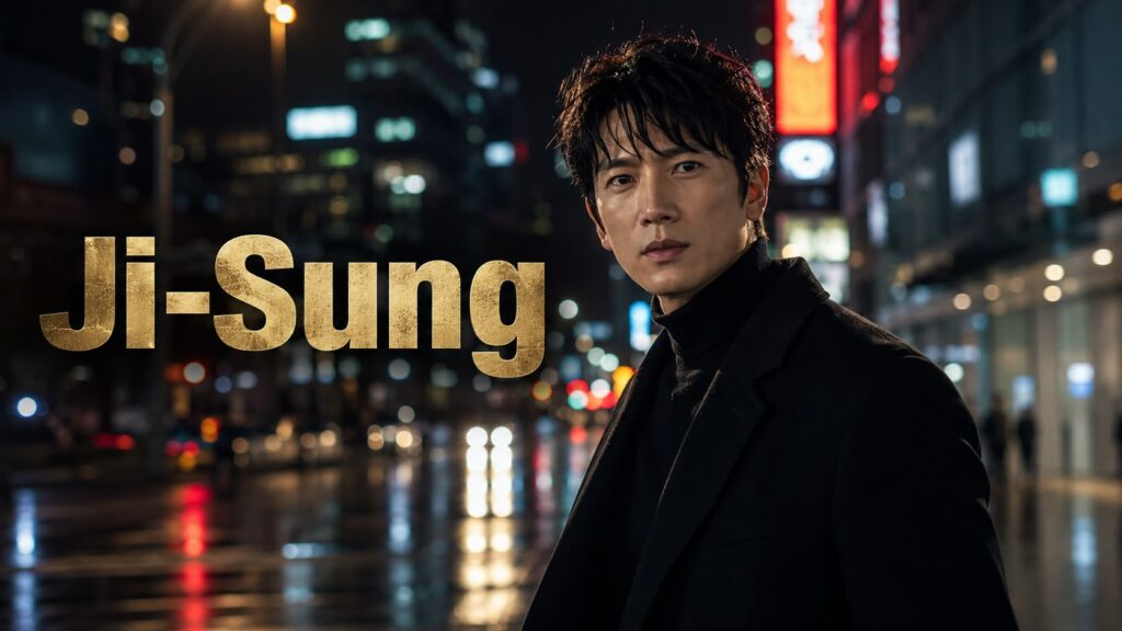 Imagen representativa del aclamado actor coreano Ji Sung, conocido como el dios de la actuación